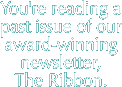 Welcome to The Ribbon newsletter.