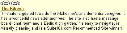 Description of The Ribbon on Suite101.com